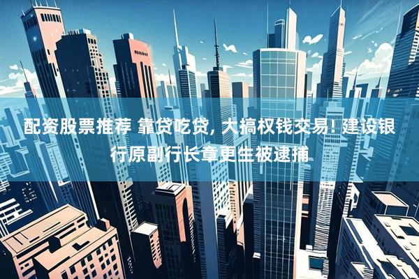配资股票推荐 靠贷吃贷, 大搞权钱交易! 建设银行原副行长章更生被逮捕